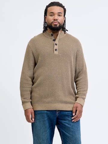 Pullover di JACK & JONES in marrone: frontale