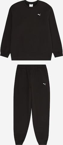 PUMA - Fato de jogging 'ESS' em preto: frente