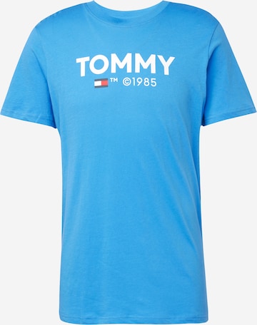 Tommy Jeans Shirt 'ESSENTIAL' in Blue: front