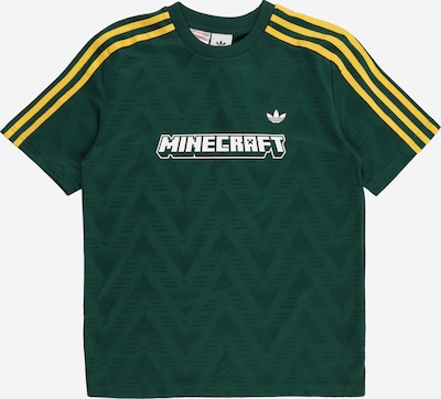 128 dydžio Marškinėliai iš ADIDAS ORIGINALS, spalva – kario spalva / tamsiai žalia / balta, Prekių apžvalga