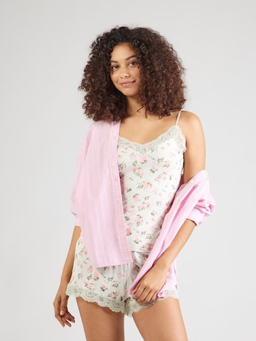 Hunkemöller Short Pajama Set 'Nana' in Green