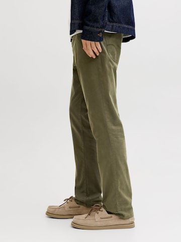 JACK & JONES regular Bukser 'JPSTClark Finn' i grøn