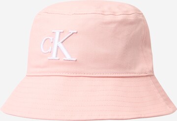 Calvin Klein Jeans Hat in Pink: front