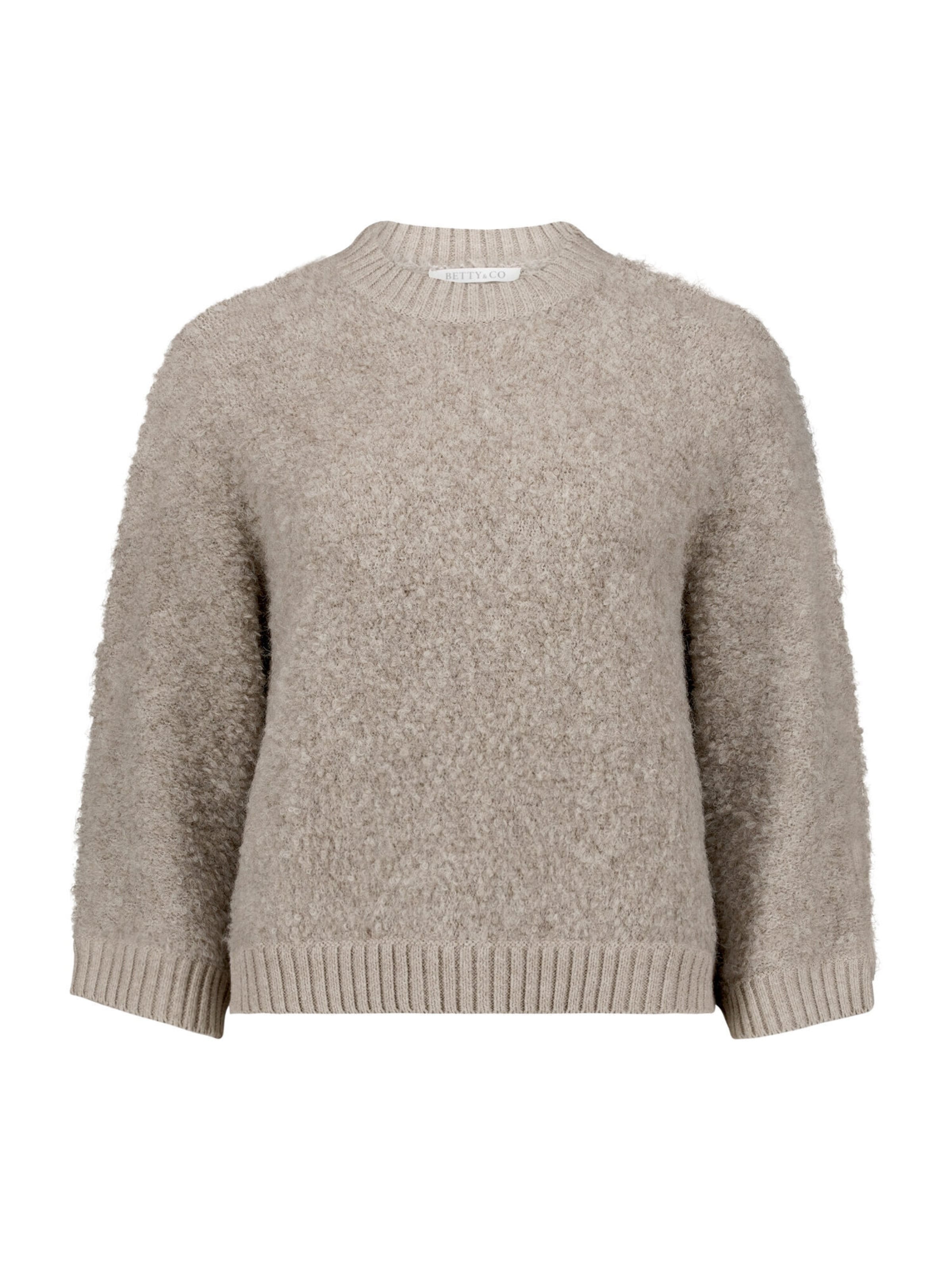 Pull-over Betty & Co en marron : devant