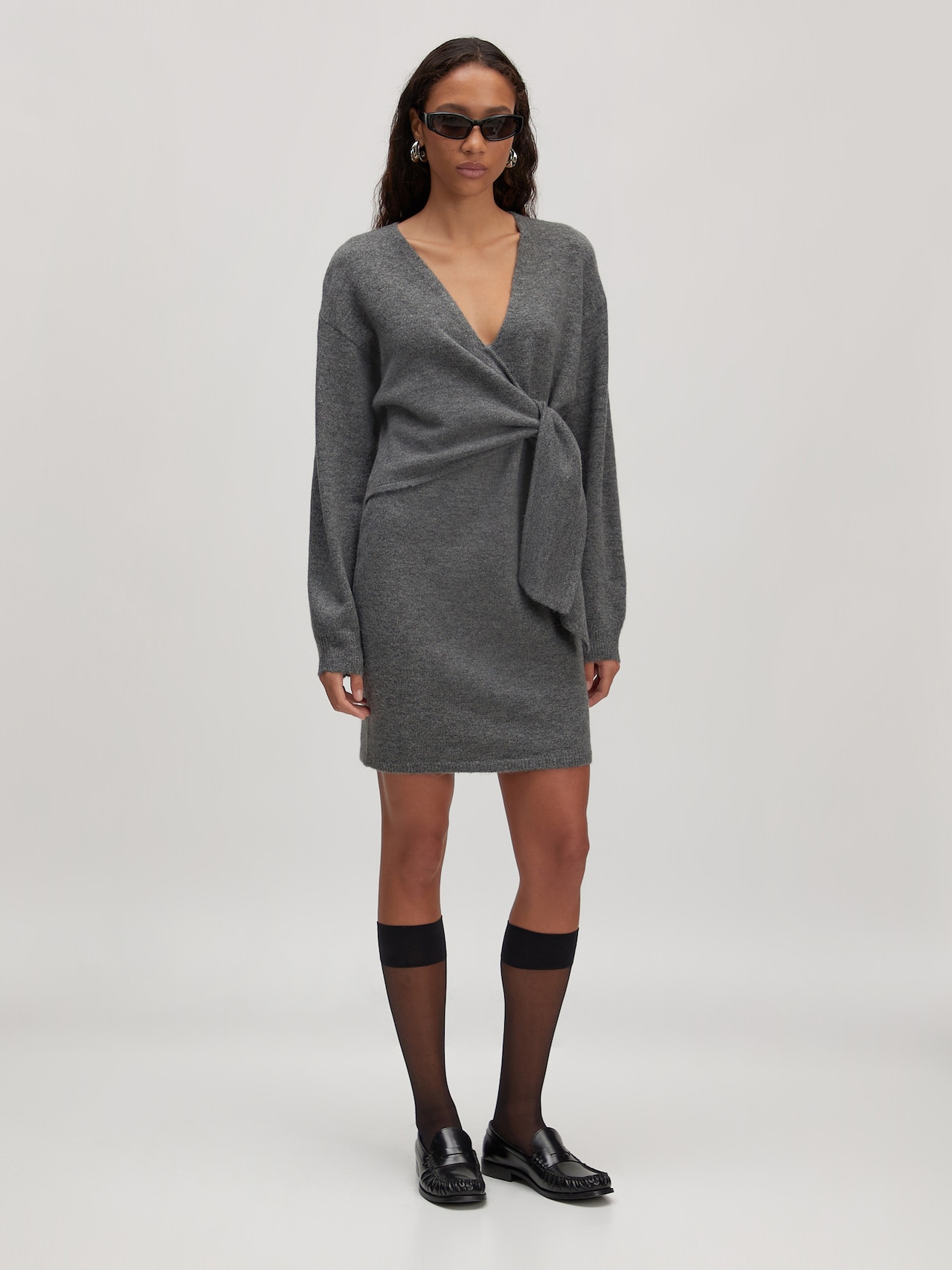 EDITED Produkte Kleid 'Loran' - dunkelgrau