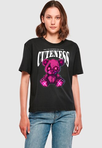 Miss Tee Shirt in Zwart: voorkant