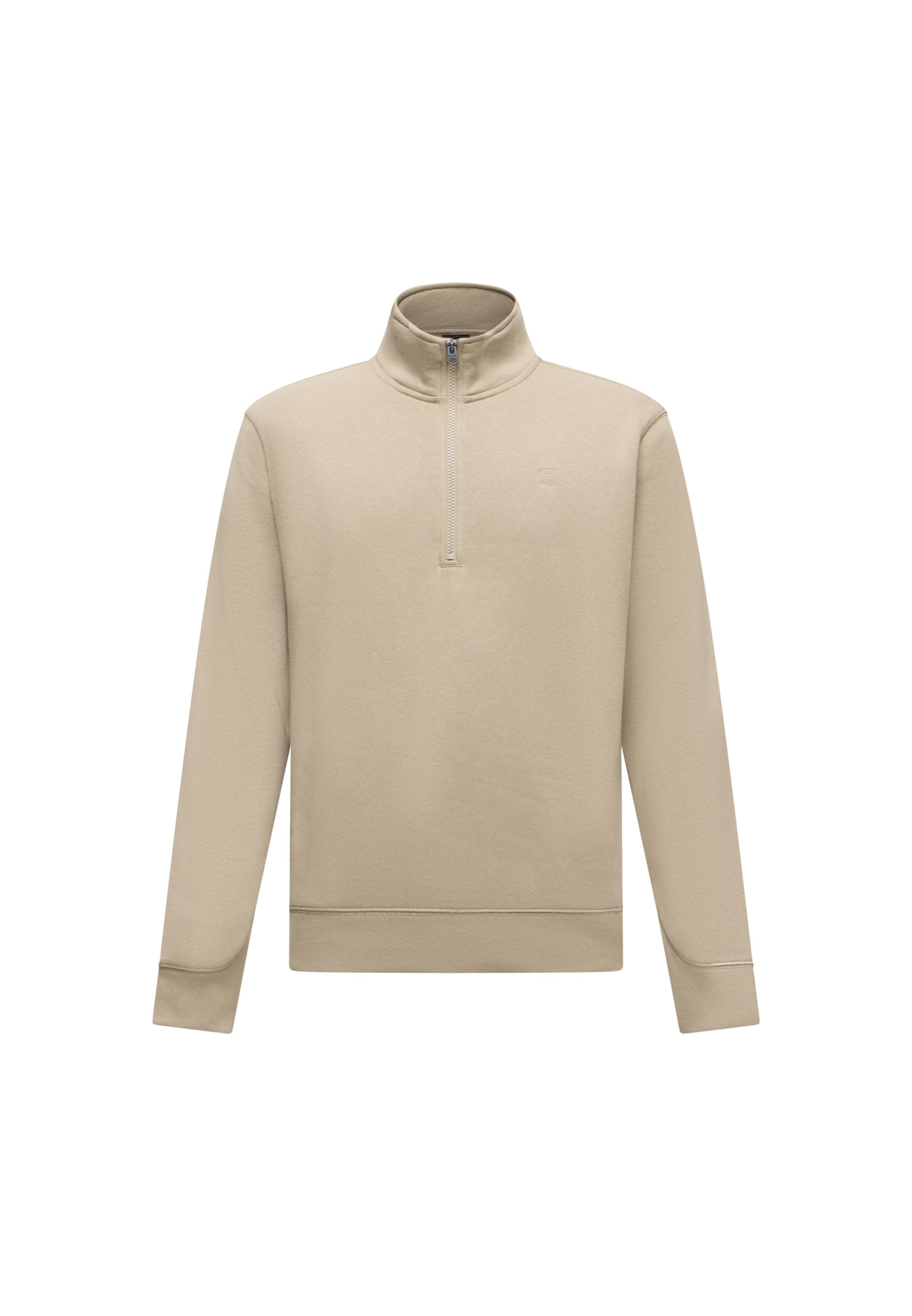 G-STAR Sweatshirt 'Premium Core' in Beige: voorkant