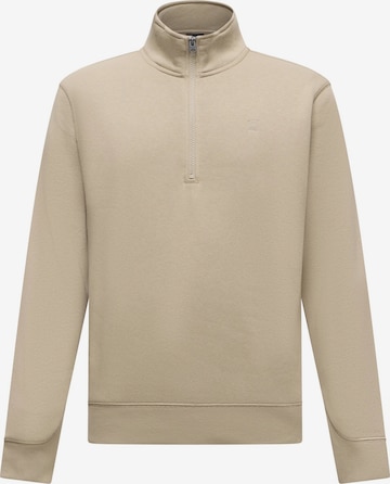 G-STAR Sweatshirt 'Premium Core' in Beige: voorkant