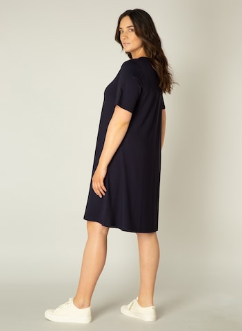 BASE LEVEL CURVY Dress 'Abernathy' in Blue