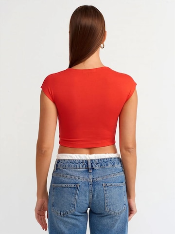 Dilvin Blouse in Rood