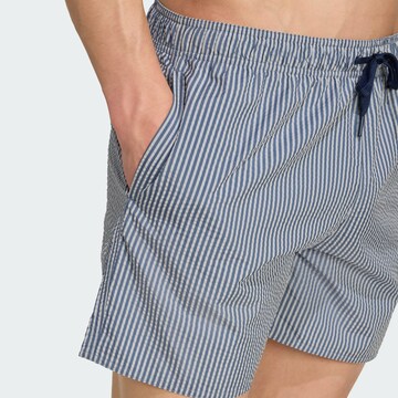 ADIDAS SPORTSWEAR Sports swimming trunks 'Seersucker' in Blue
