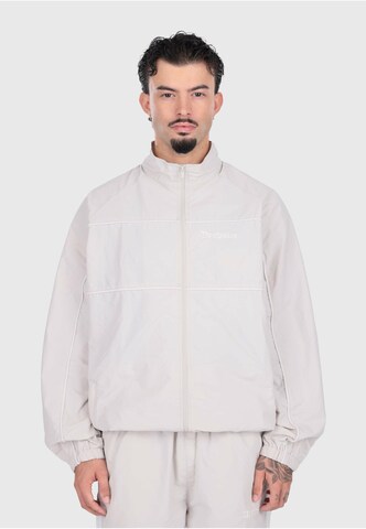 Dropsize Between-season jacket in Grey: front