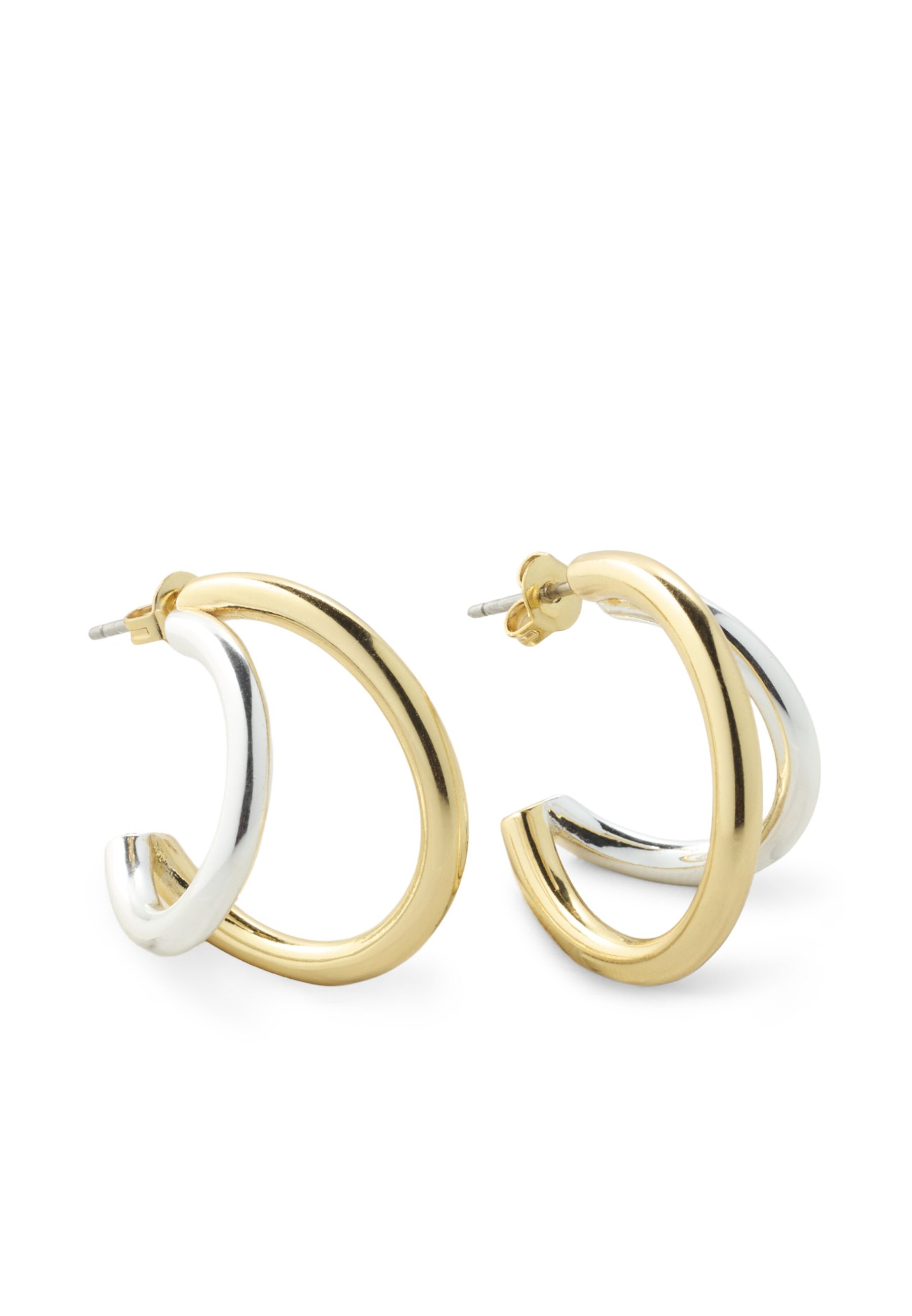 & Other Stories Boucles d'oreilles 'Mason' en One Size en or / argent, Vue avec produit