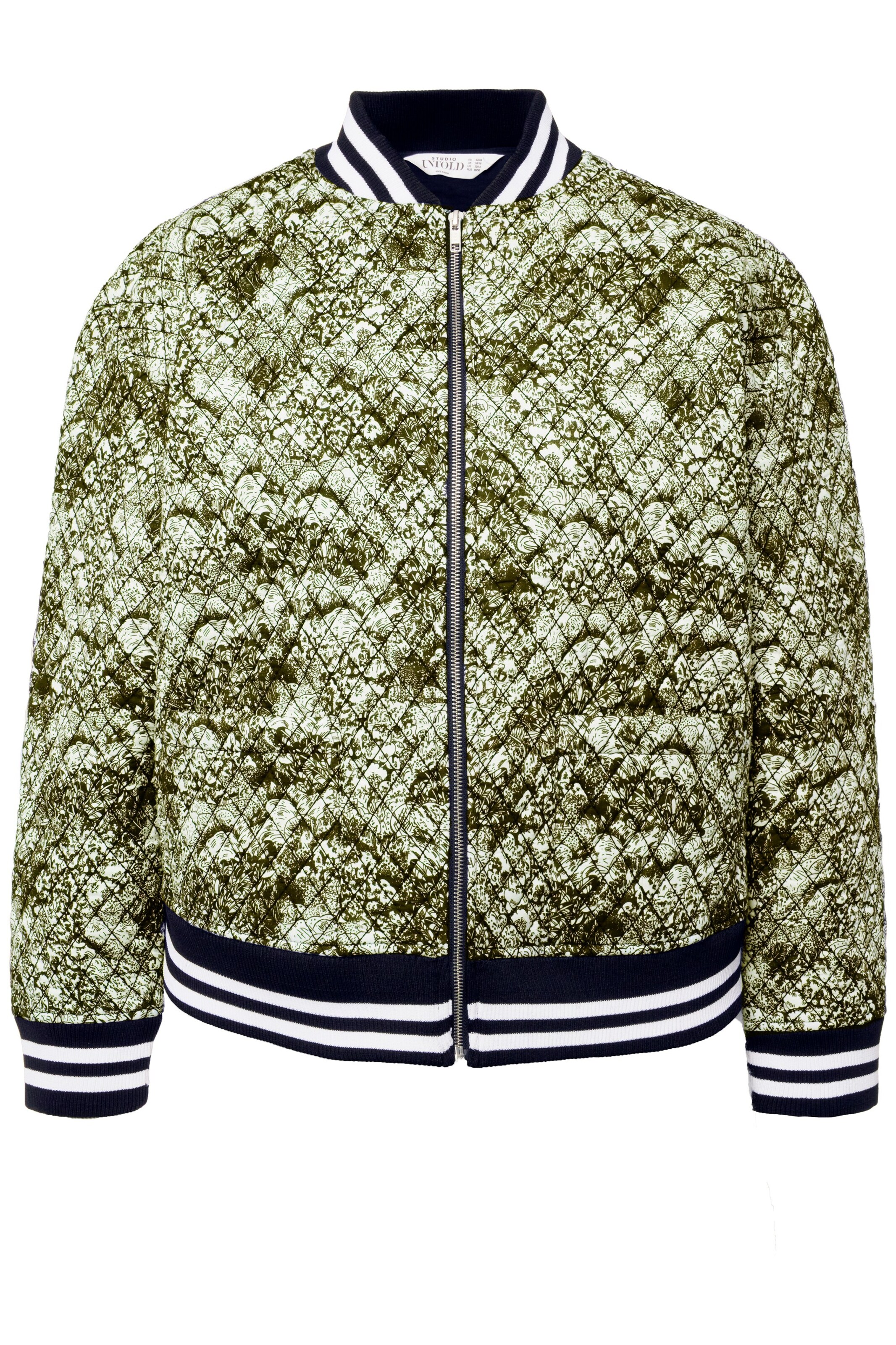 Studio Untold Between-season jacket in Mixed colours: front