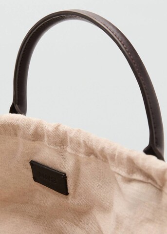 MANGO Handbag 'G-Nido' in Brown