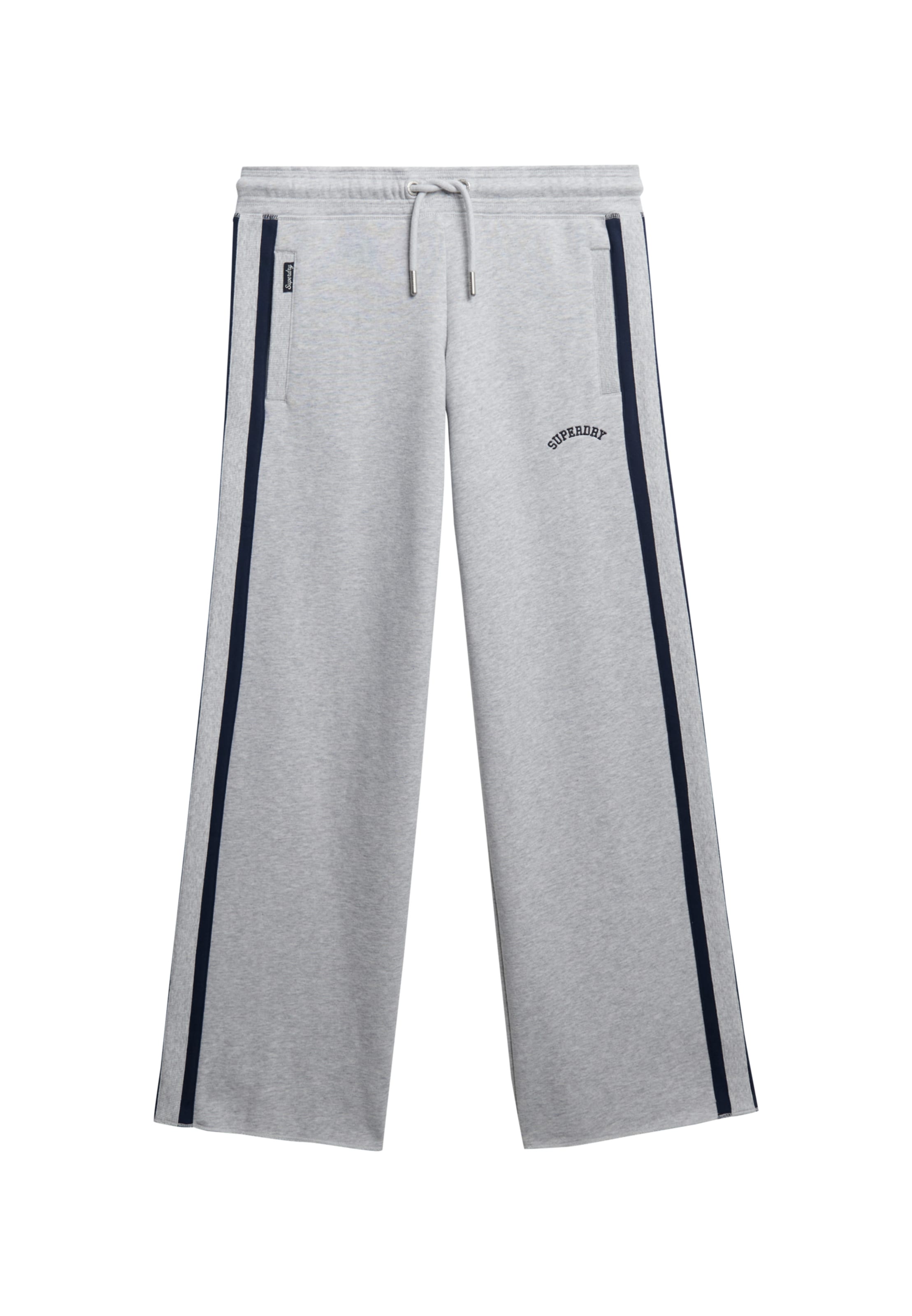 Superdry & Co Pantalon 'Athletic Essentials' en gris clair / noir, Vue avec produit