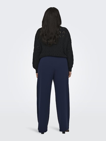 ONLY Carmakoma Wide leg Broek in Blauw