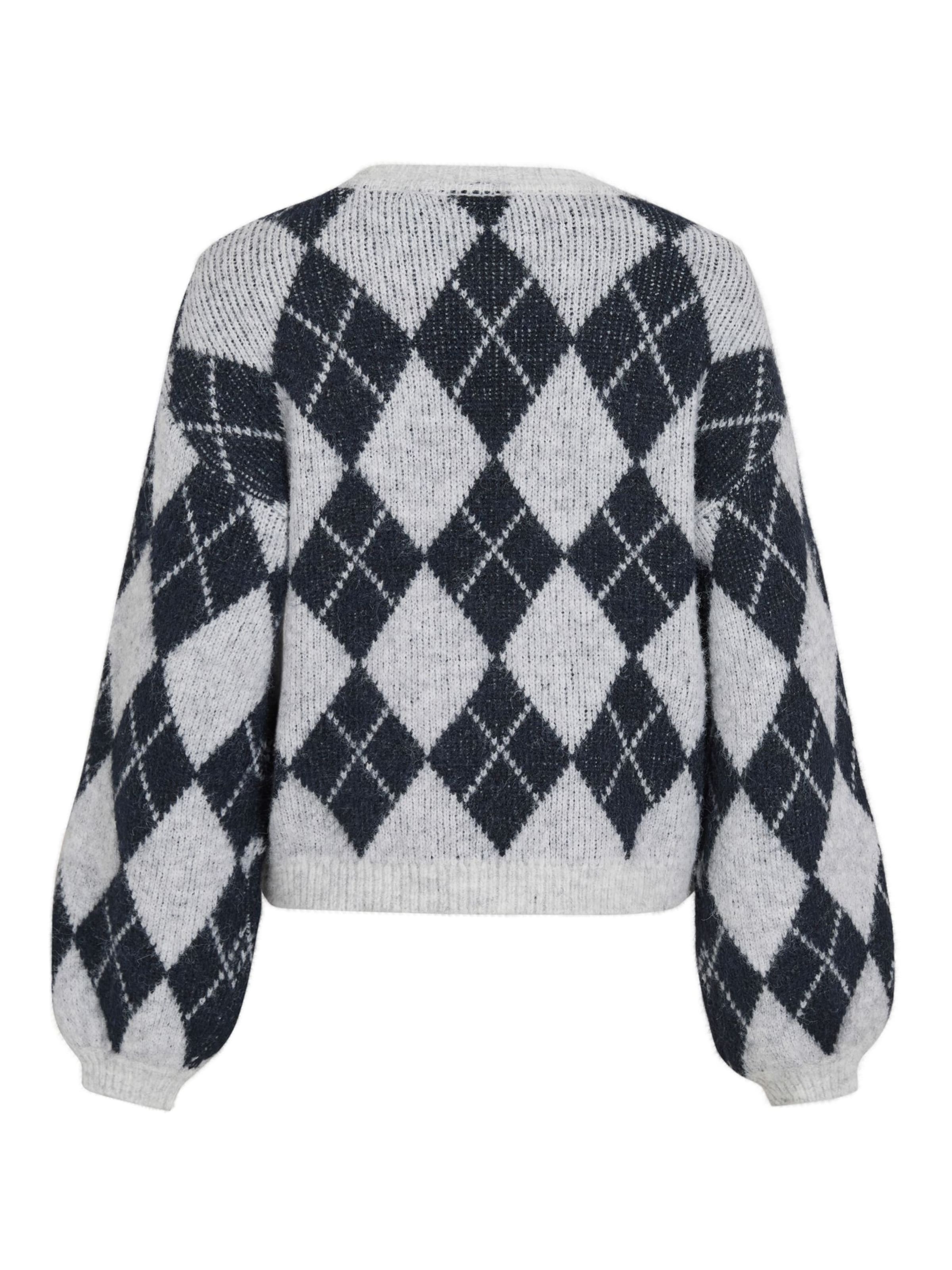 VILA Pullover 'VIKARLEY' in Grau