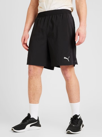 PUMA Regular Workout Pants 'Run Favourite Velocity 7' in Black: front