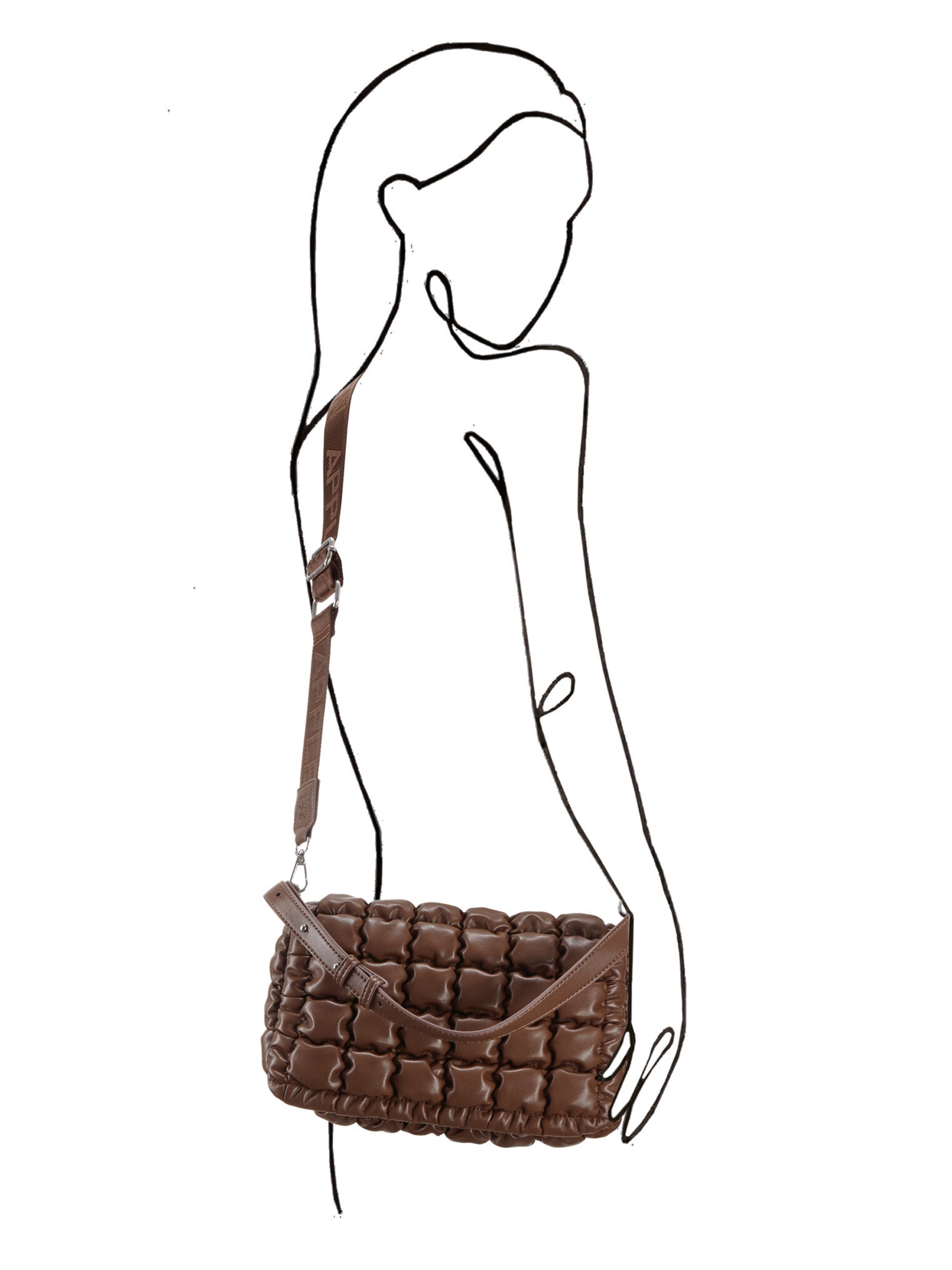 Sac à bandoulière 'SEVILLA' Apple of Eden en marron