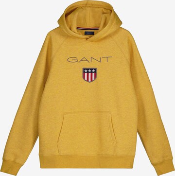 Sweat GANT en jaune : devant