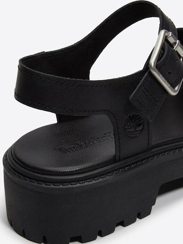 TIMBERLAND Remienkové sandále 'Backstrap Sandal' - Čierna