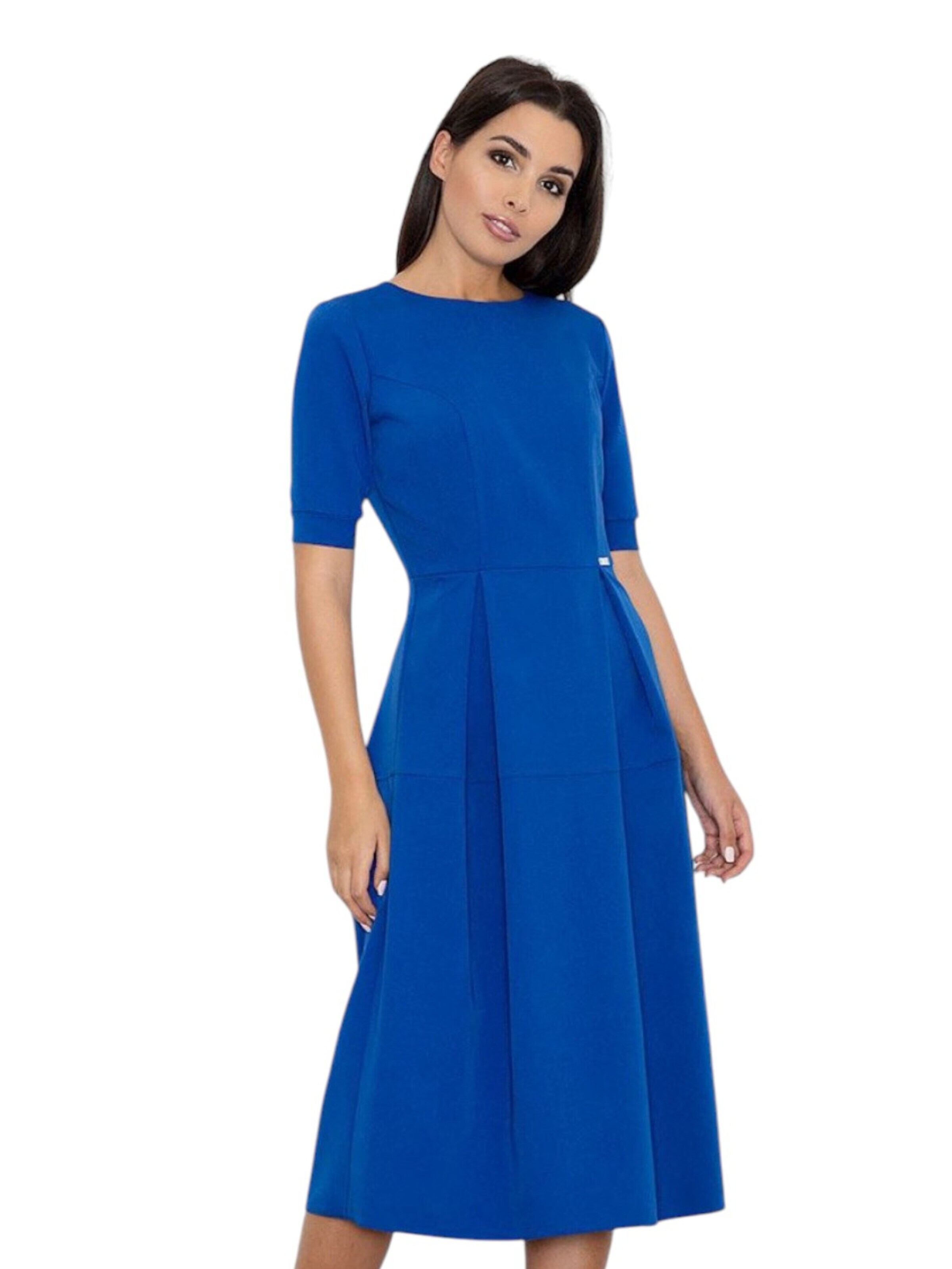 amorubi.com Dress in Blue: front