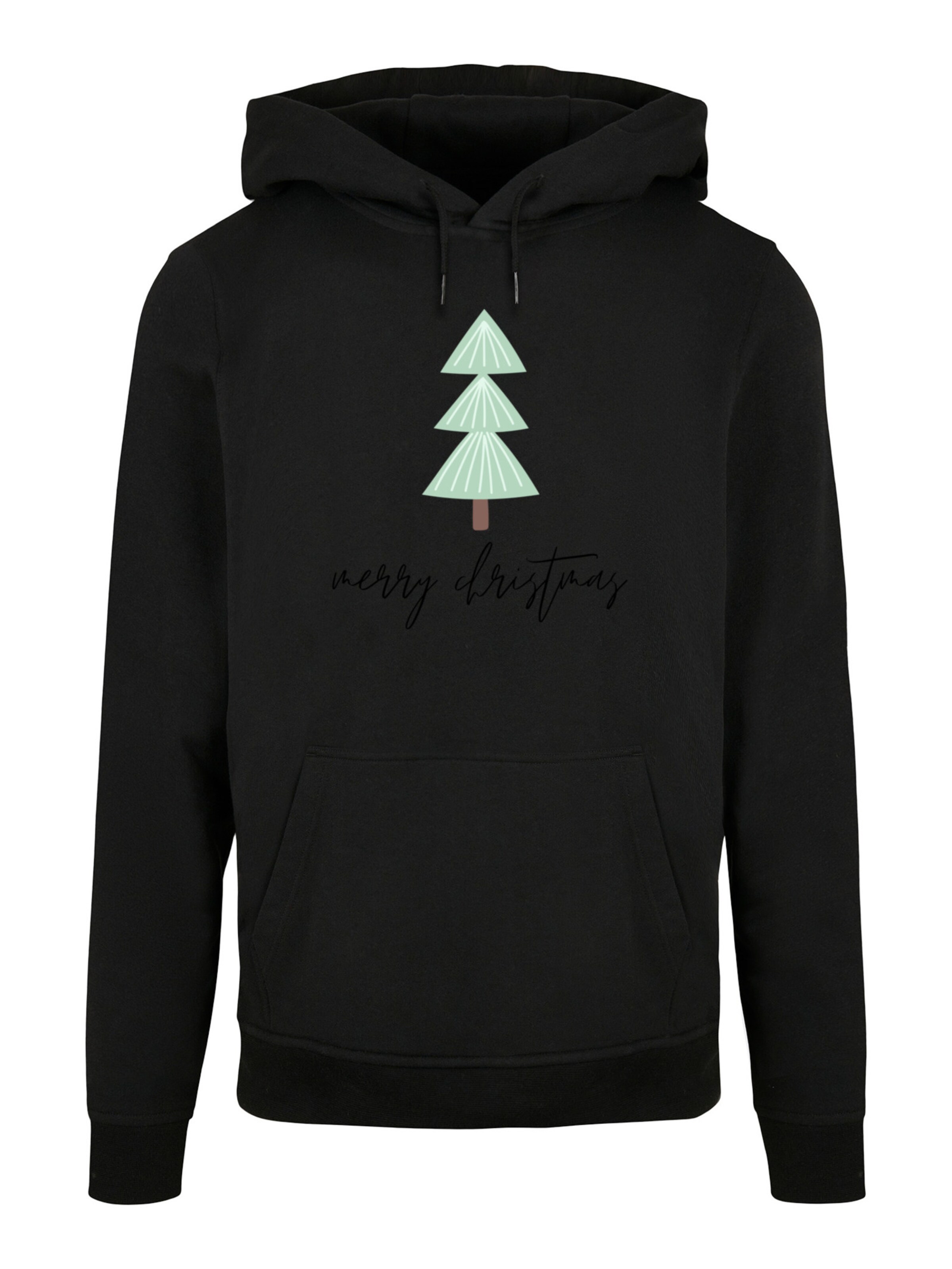 F4NT4STIC Sweatshirt in Zwart: voorkant