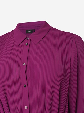 Zizzi Košilové šaty – fialová
