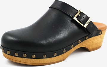 GABOR Clogs in Black: front