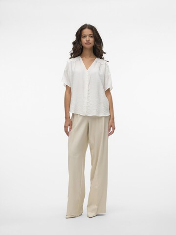 VERO MODA Bluse i hvid
