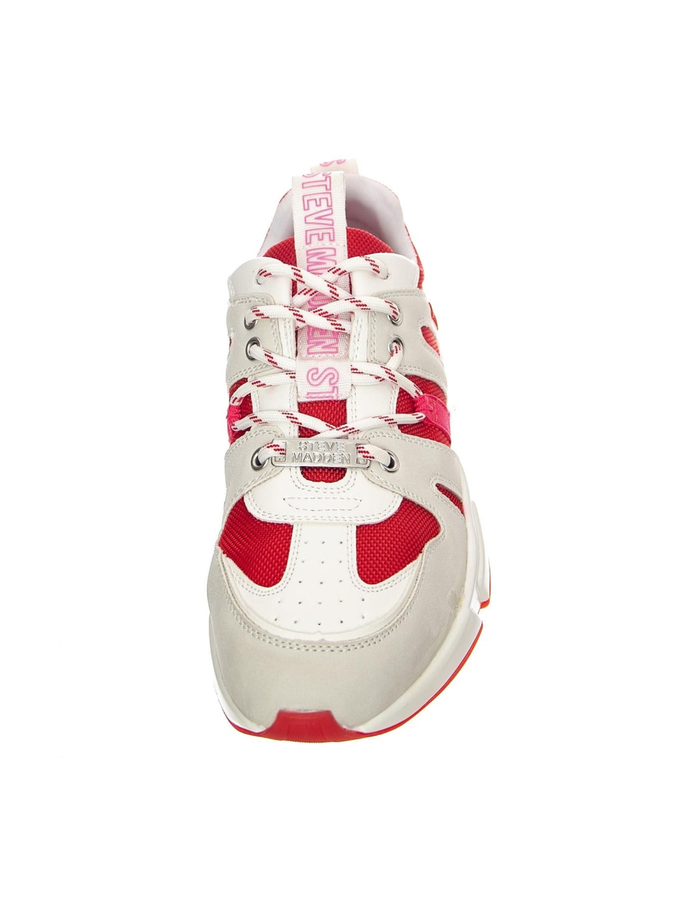 STEVE MADDEN Buty sportowe sznurowane 'Gamegirl' w kolorze biały