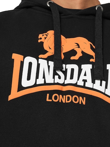 LONSDALE Sweatshirt 'Thurning'‌ in Schwarz