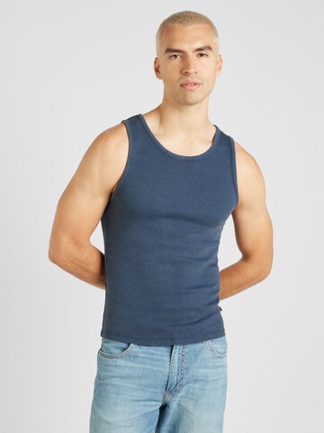 QS Shirt in Blau: Vorderseite