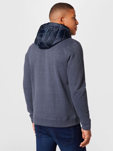 TOM TAILOR Sweatjacke in Blau