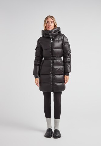 JACK1T Mantel 'Ez' in Schwarz