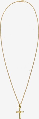 ELLI Necklace 'Kreuz' in Gold: front