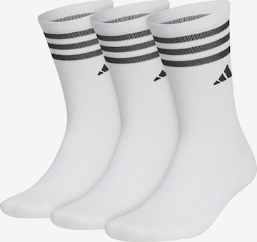 ADIDAS PERFORMANCE Athletic Socks in White: front