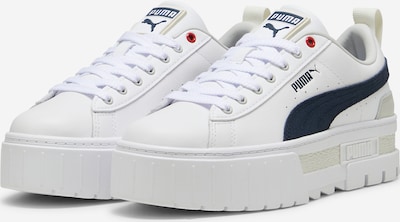 PUMA Låg sneaker 'Mayze' i marinblå / vit, Produktvy