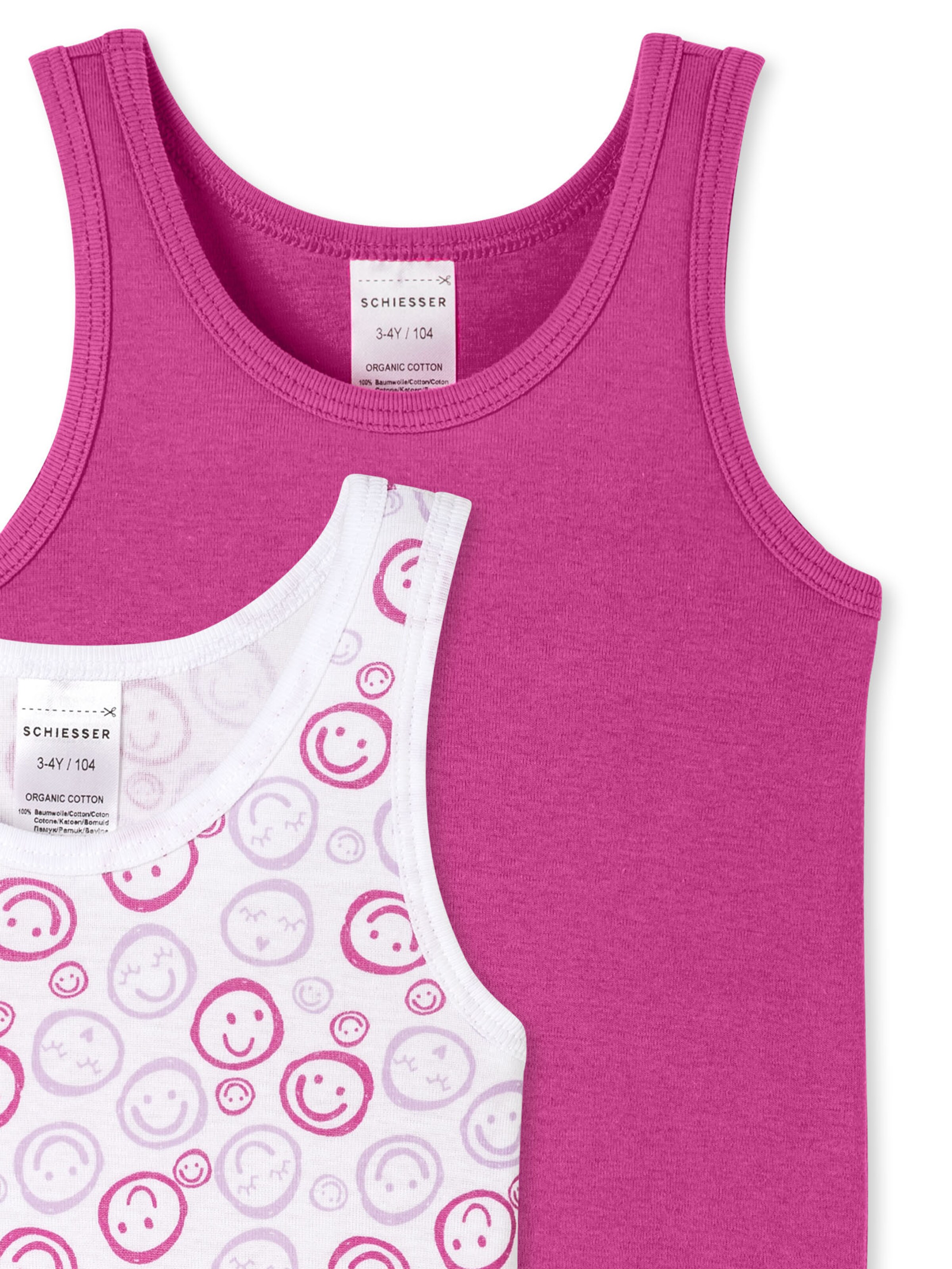 Maillot de corps ' Fine Rib ' SCHIESSER en rose