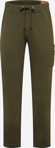 ALPHA INDUSTRIES Broek 'X-Fit' in Groen: voorkant