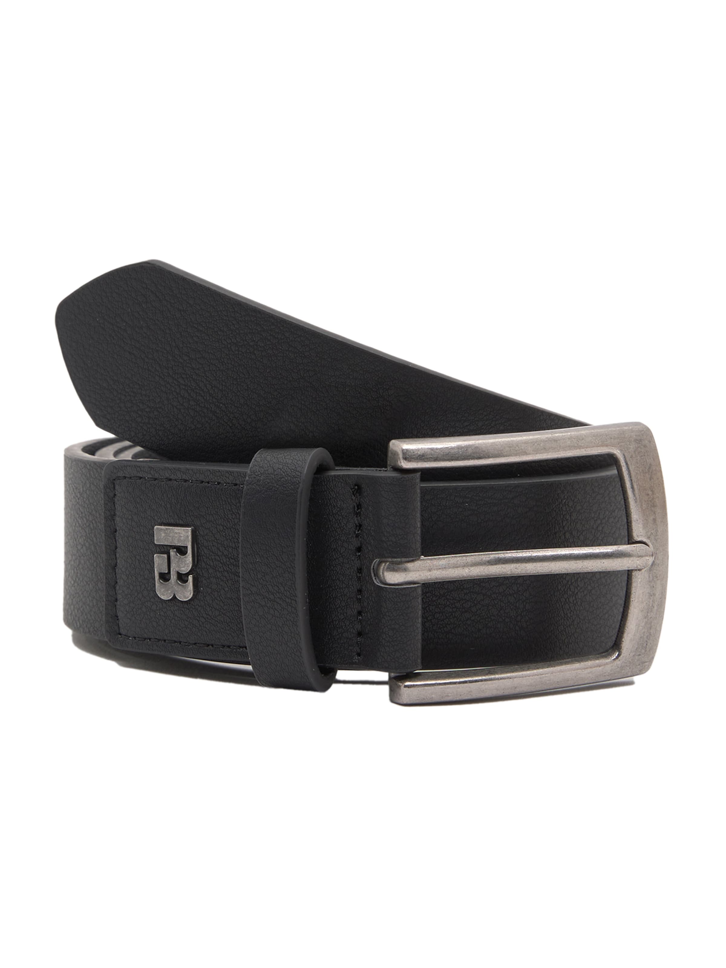 Pull&Bear Gürtel in Schwarz: Vorderseite