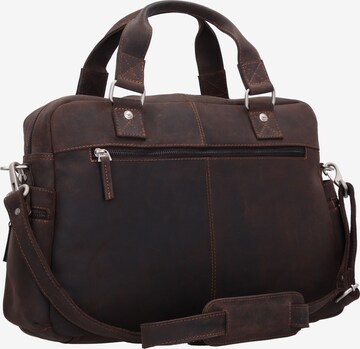 Greenland Nature Document Bag in Brown