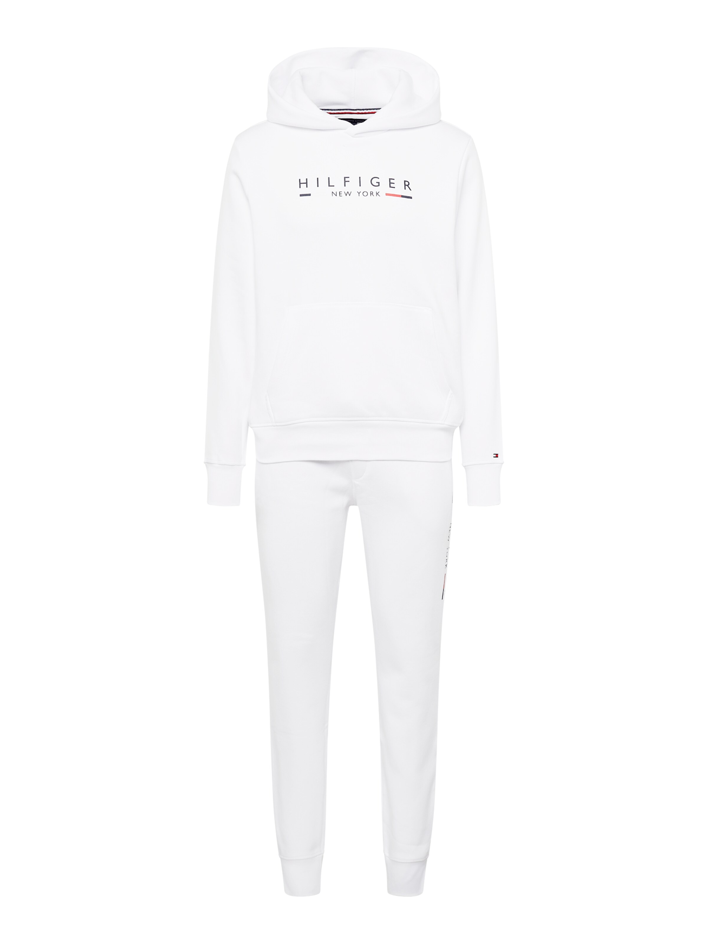 TOMMY HILFIGER Jogginganzug in Weiß: Vorderseite