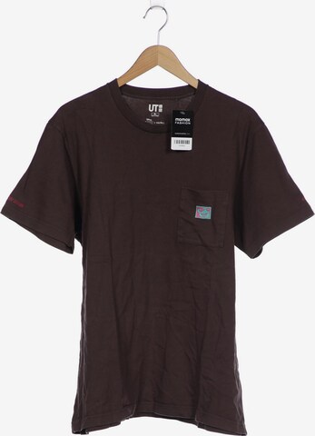 UNIQLO Shirt in XL in Brown: front