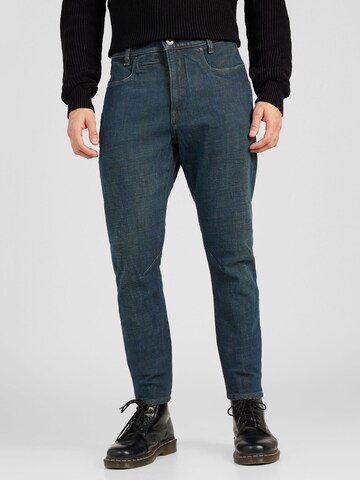 G-Star RAW Slimfit Jeans 'D-Staq 3D' in Blauw: voorkant