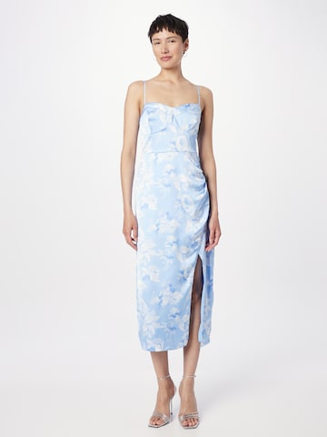 Robe de cocktail HOLLISTER en bleu : devant