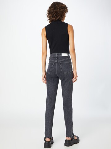 RE/DONE Slim fit Jeans '90S ULTRA HIGH RISE SKINNY' in Black