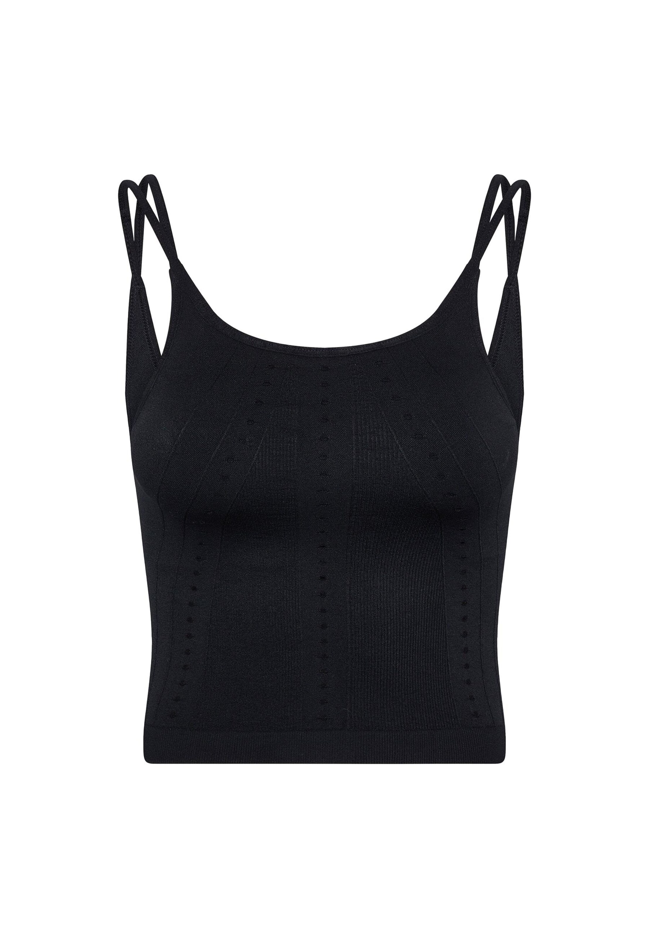 Haut de sport 'Shantala' Born Living Yoga en noir : devant