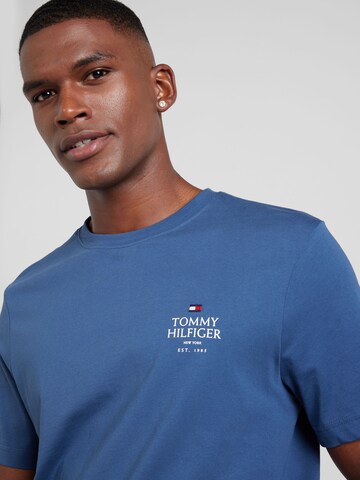 T-Shirt 'Stack' TOMMY HILFIGER en bleu
